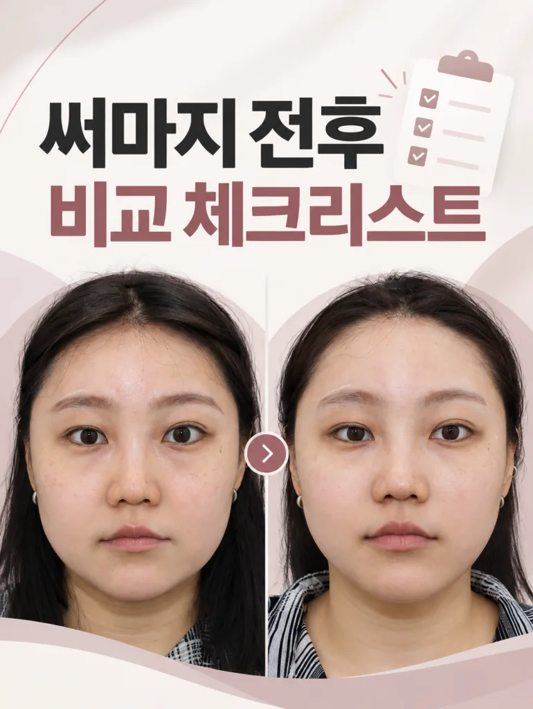 써마지 전후